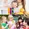 Silicone Popsicle Molds for Kids & Adults – 6 BPA-Free Reusable Ice Pop Molds with Rack, Attached Lids & Cleaning Brush, Multicolor DIY Popsicle Maker (Mixed color)